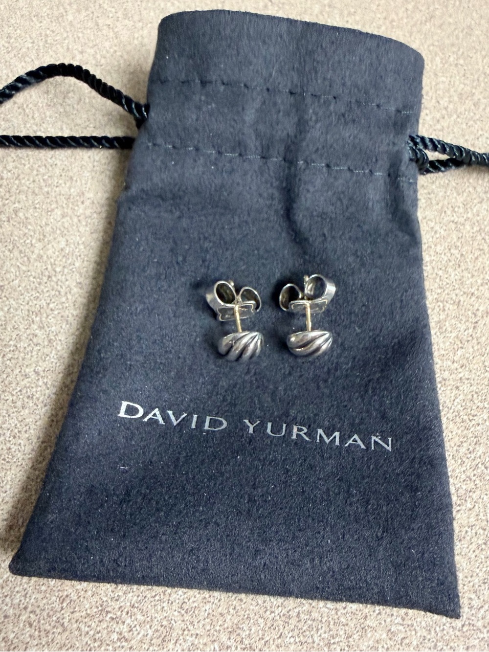 David Yurman Sculpted Cable Stud Earrings